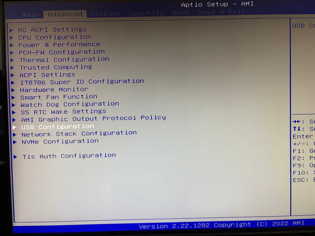 USB Configuration